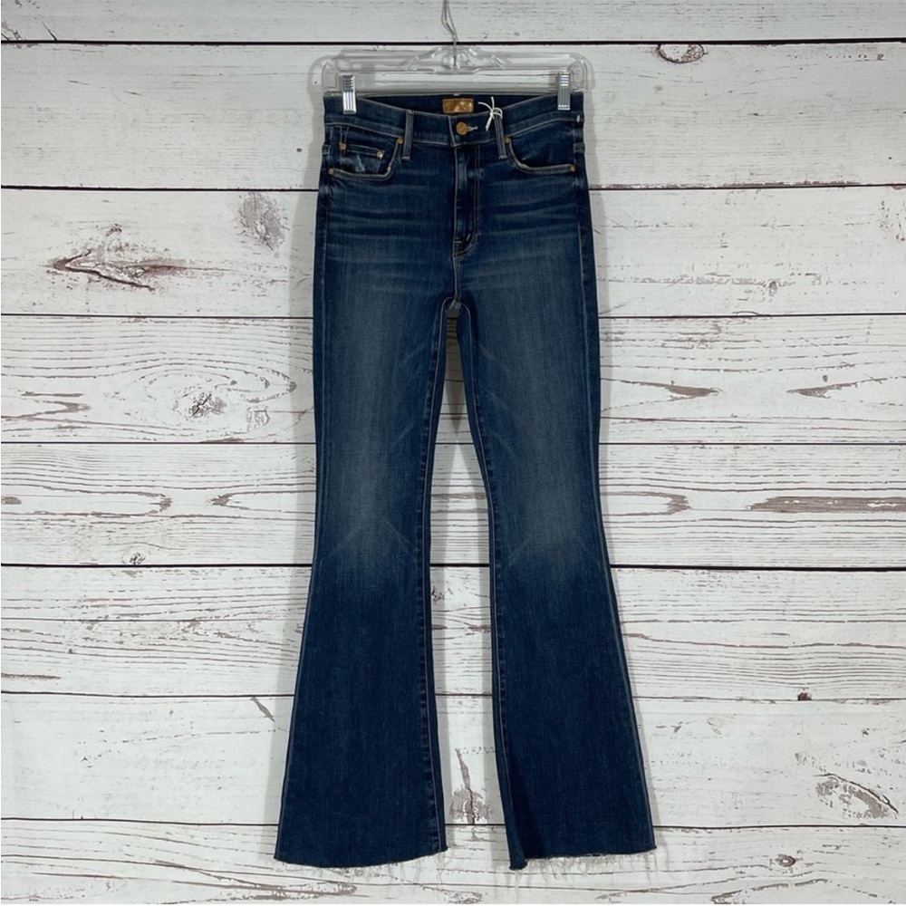 MOTHER The Weekender Fray Jeans - Teaming Up - SZ - 26 (B824)